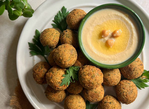 A picture of Quick and Simple Falafel.