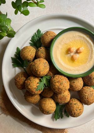 A picture of Quick and Simple Falafel.