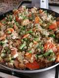 Revuelto de menestra de verduras airfryer