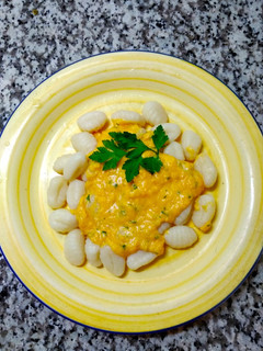 Una foto de Salsa de calabaza para pastas