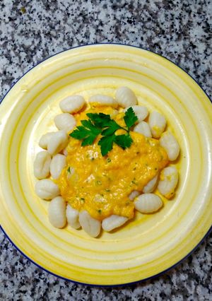 Una foto de Salsa de calabaza para pastas