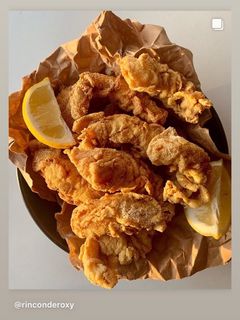 Una foto de Fish 'n’ chips de rape (apto celíacos)