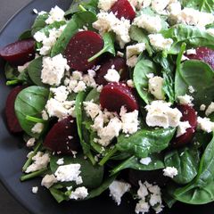 A picture of Spinach, Beetroot & Fetta Salad.