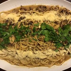 A picture of California Farm Oyster Mushroom Stroganoff.
