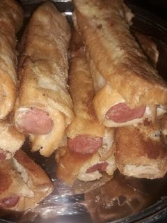 Sausage bread ainihin hoton girkin