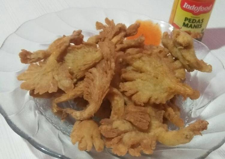 Jamur crispy ala anak kos