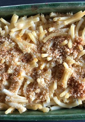 Une photo de Mac and cheese