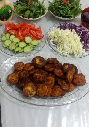 عکسی از دستور کتلت سیب زمینی