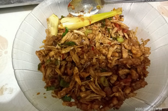 Resep Ayam Suwir Tempe pedas manis daun jeruk, Menggugah Selera