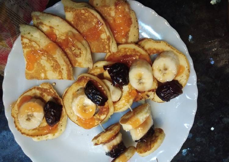 Simple Way to Prepare Quick Pancakes platter | So Tasty Food Recipe From My Kitchen