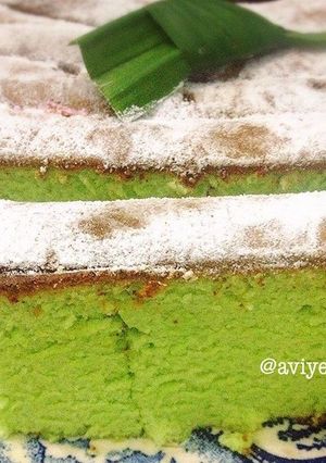 Foto resep Ogura Pandan Cake