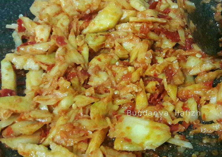 Cara Gampang Menyiapkan SAMBEL PENCIT (SAMBAL MANGGA MUDA) endesss yang Bisa Manjain Lidah