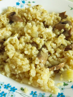 Una foto de Risotto en olla eléctrica