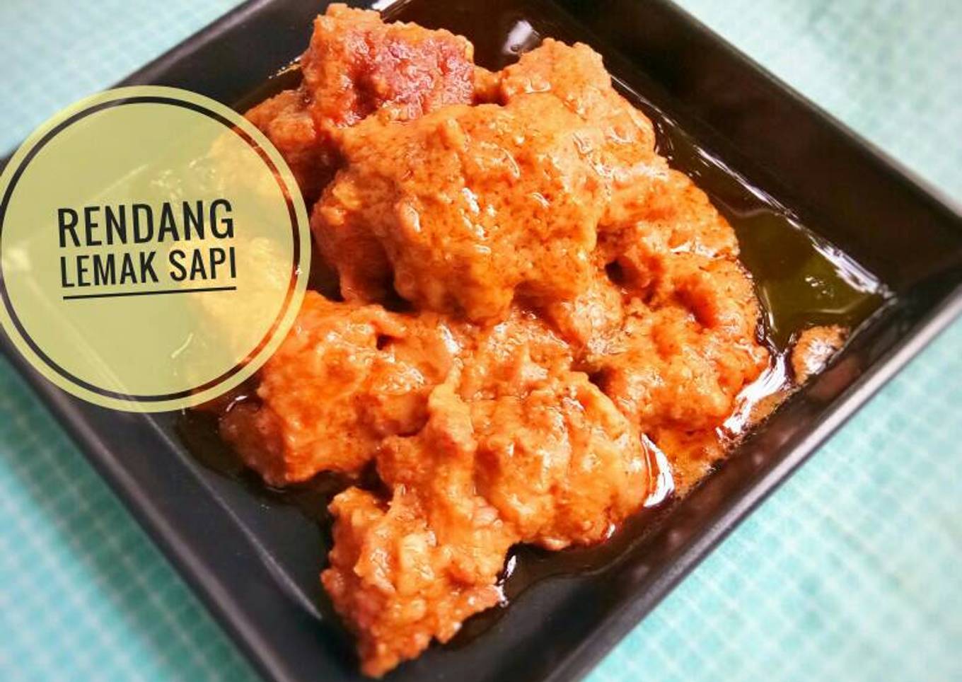 Rendang lemak sapi #ketopad