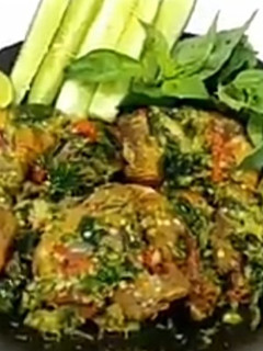 Foto resep Ayam penyet sambal ijo