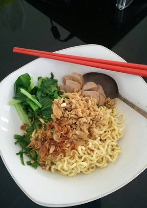 Foto resep Mie ayam keluarga