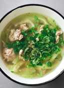 Canh Bầu Nấu Thịt Băm