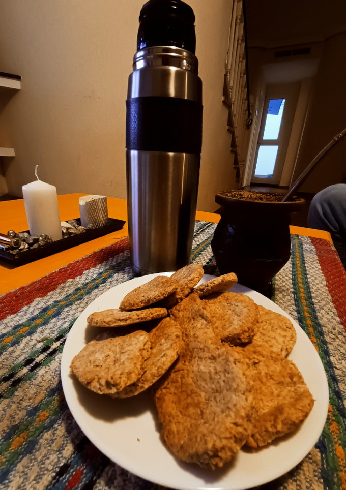 Una foto de Galletas dulces para merienda o desayuno con harina integral