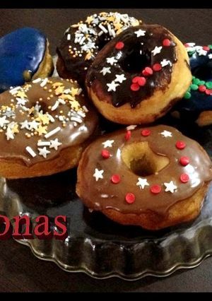 Una foto de Donas esponjosa