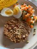 Hamburguesas de porotos marrones