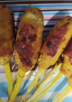 Foto resep Sate lilit (tuna ayam) teflon