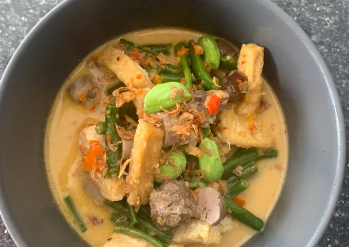 Sambel Goreng Pete Tahu Ati Ampela