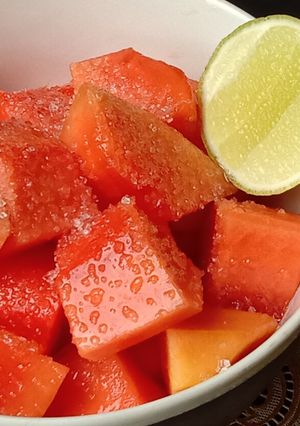 Foto resep Pepaya Gula Jeruk Nipis