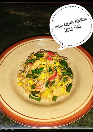 Foto resep Tumis Kacang Panjang Tauge Tahu