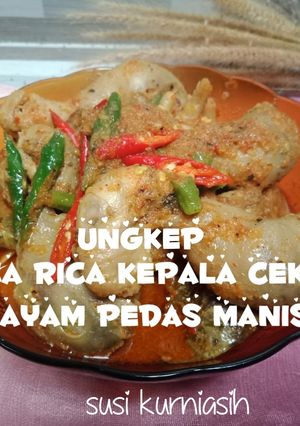 Foto resep Ungkep rica2 kepala ceker pedas manis