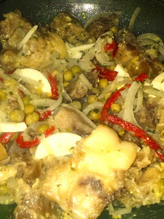 Una foto de Ensalada de pata bien santiagueño (cartílago de pata de vaca)