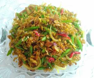 Resep Mudah Orak arik buncis tempe telur Mantul Banget Resep Mudah Orak arik buncis tempe telur Mantul Banget