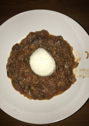 Foto principal de Caponatta siciliana con mozzarella de Buffala