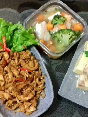 Recipe 3 Menu Masakan 8 Ayam suwir, schotel mie dan sop baso tahu the So Delicious Can spoil the tongue