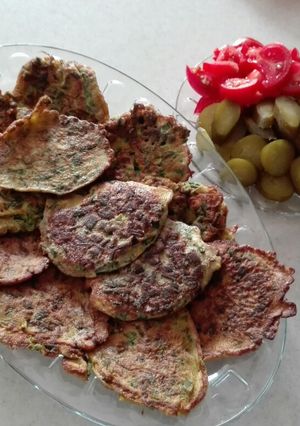 عکسی از دستور کوکوی تره و پیازچه
