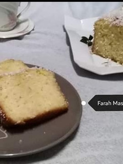 صورة لوصفة كيكة الزبادي و جوز الهند