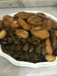 صورة لوصفة ورق عنب بالزيت