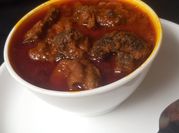 A picture of palm oil stew