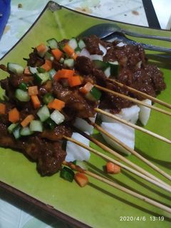 Foto resep Sate ayam kuah kacang