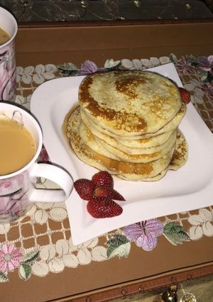 صورة لوصفة مصابيب العسل مع شاي وحليب بالهيل