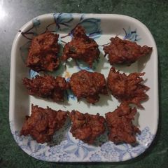 A picture of Raddish Fritters / Muli ke Pakore.