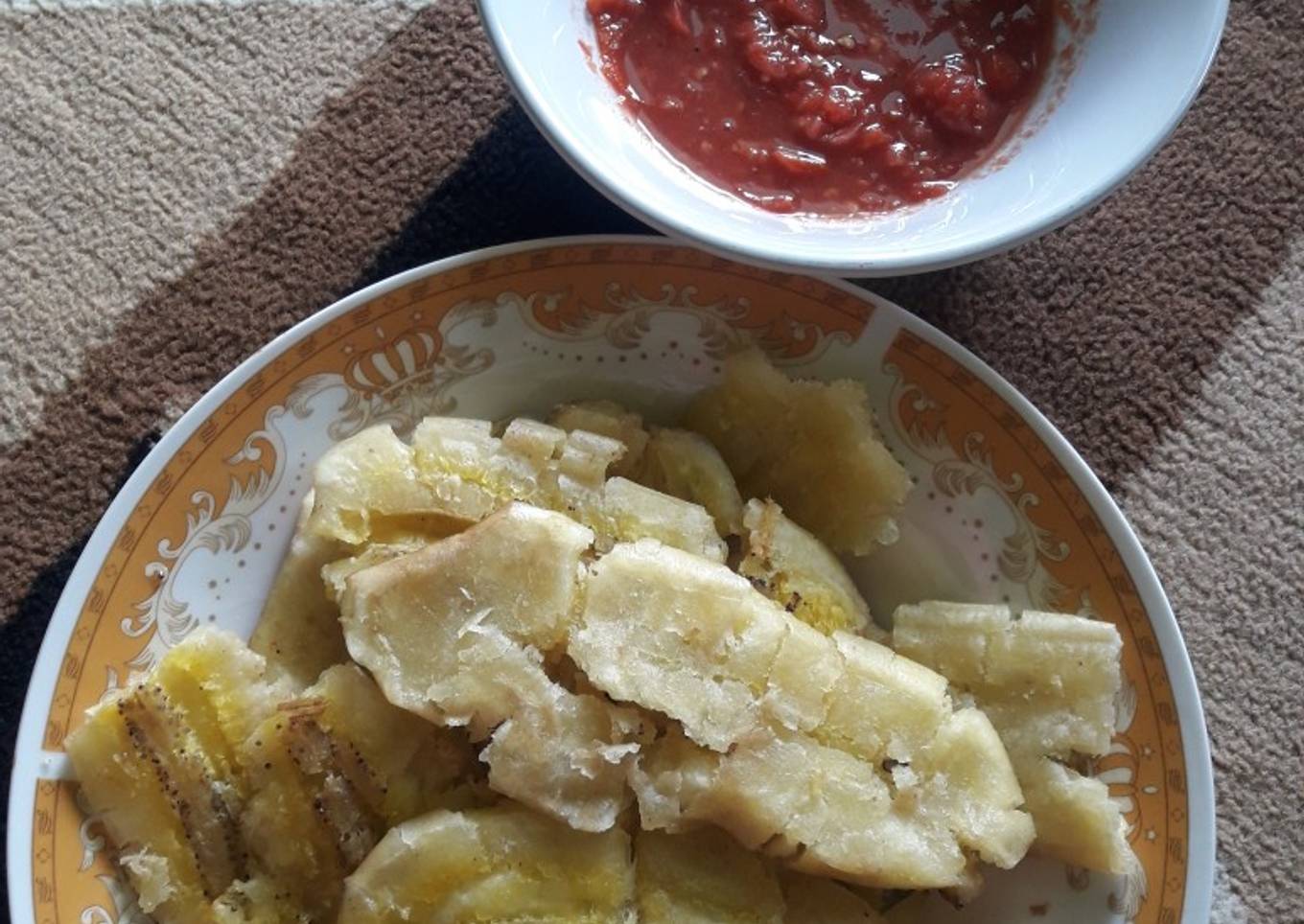 Pisang geprek sulawesi