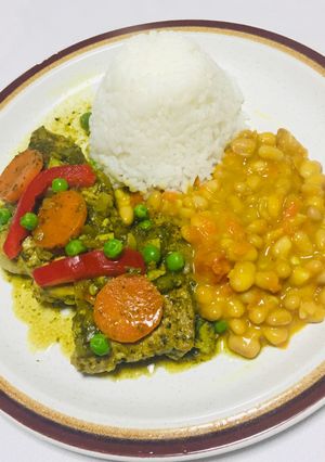 Una foto de Frijoles con seco de Carne Pe 👩‍🍳