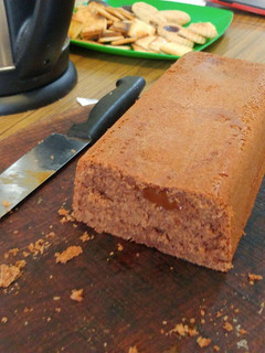 Una foto de Budín de chocolate y dulce de leche