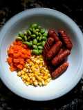 Beef Sausages Mix Vegetables