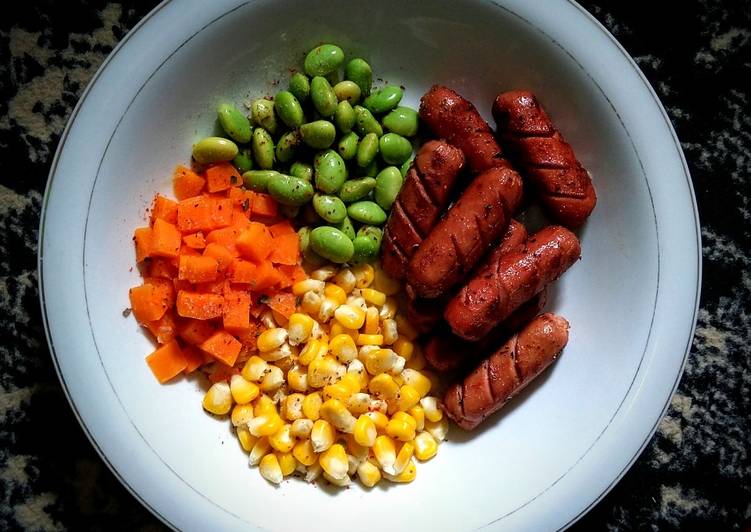 Beef Sausages Mix Vegetables