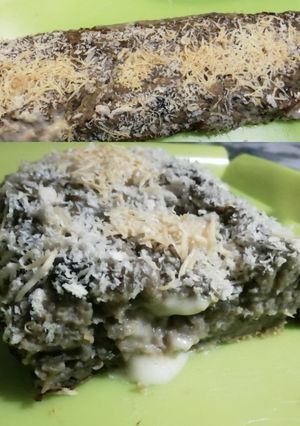 Una foto de Polpettone di melanzane (albondigón de berenjenas)