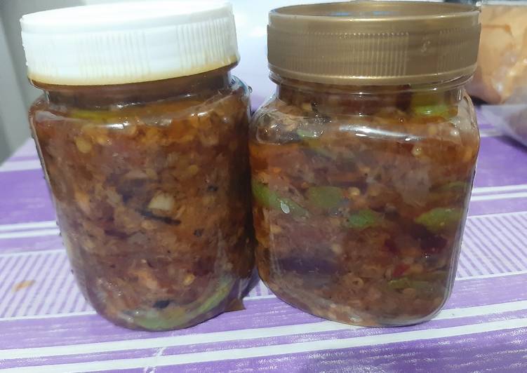 Sambal baby cumi petai pedas mantap