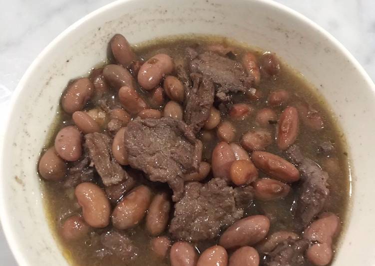 Tumis kacang merah daging sapi