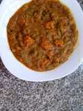 Tori with moong dal badi