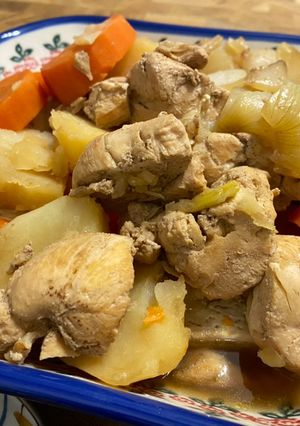 馬鈴薯燉里肌肉 的食譜成品照片